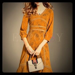 Mermaid style midi dress